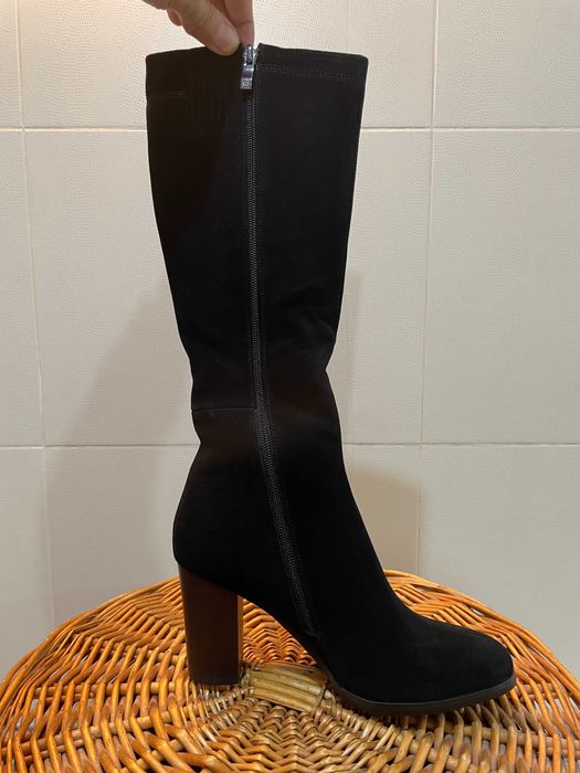 НОВЫЕ Женские сапоги Inessa Marini — замша, мех, размер 40