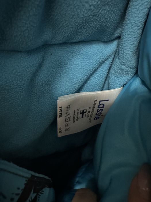 Продаю зимний комбинезон Lassie 80 (+6)рр.