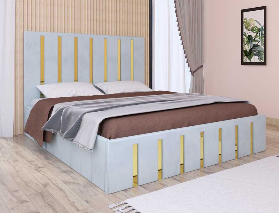 Paturi Tapitate Gri Bej Alb Negru Verde Maro Turcoaz B8