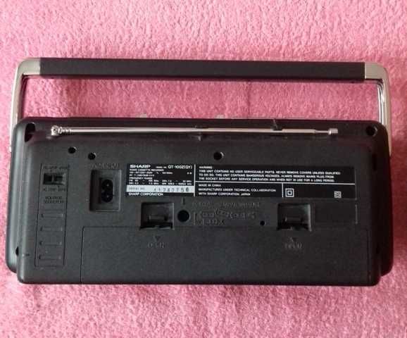Radiocasetofon Recorder Sharp QT-100 - In stare foarte buna