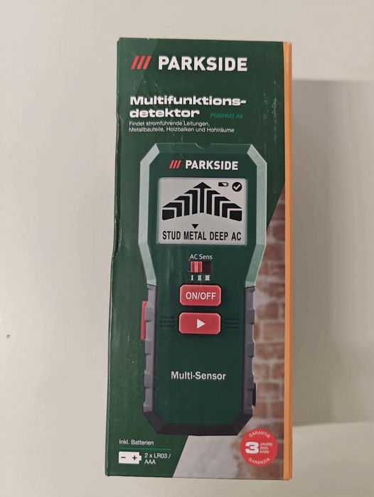 Detector multifuncțional PARKSIDE PMSHM2 A3 LEMN METAL