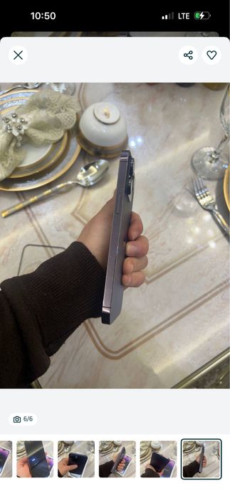 Iphone 14 promax sotiladi yomkist 80 foiz xotira 256 Gb holati zor
