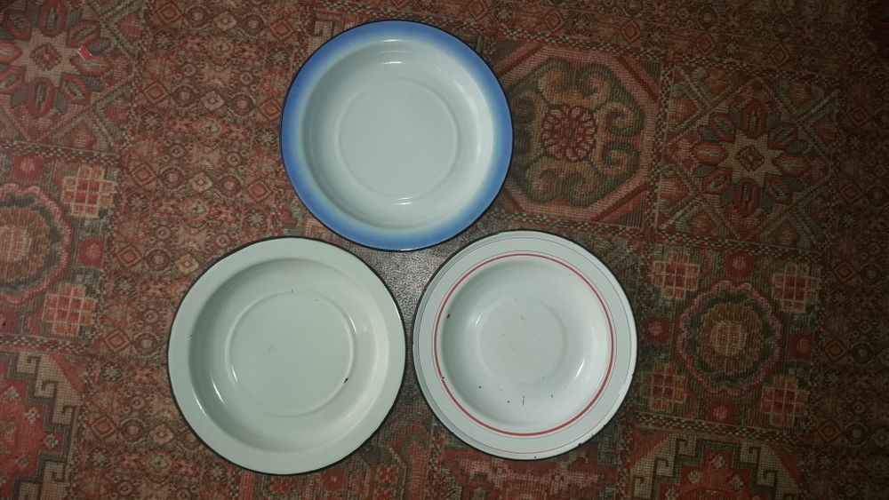 Блюдо эмалированное - табак