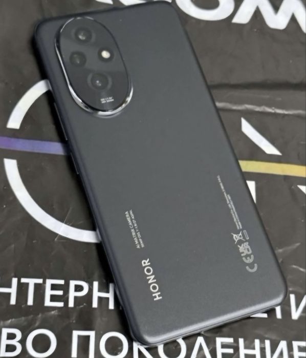 КАТО НОВ 512GB Honor 200 Vivacom Гаранция 2026 Black | Черен