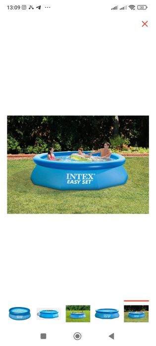 Бассейн б/у надувной Intex