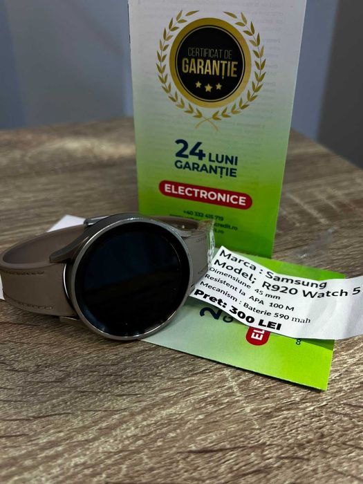 (AG42 Roman) Smartwatch Samsung watch 5Pro B.13934 Garantie 2 ani