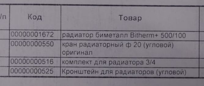Продам радиатор Bitherm