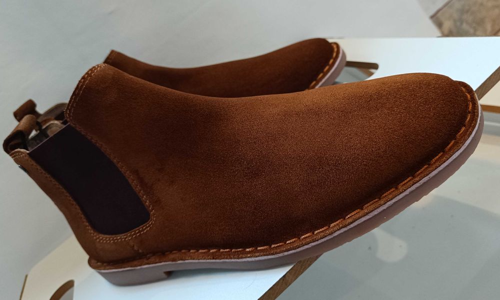 Ghete chelsea 44 plain toe Jack & Jones NOI piee naturala moale