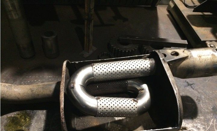 Мерседес глушитель ремонт