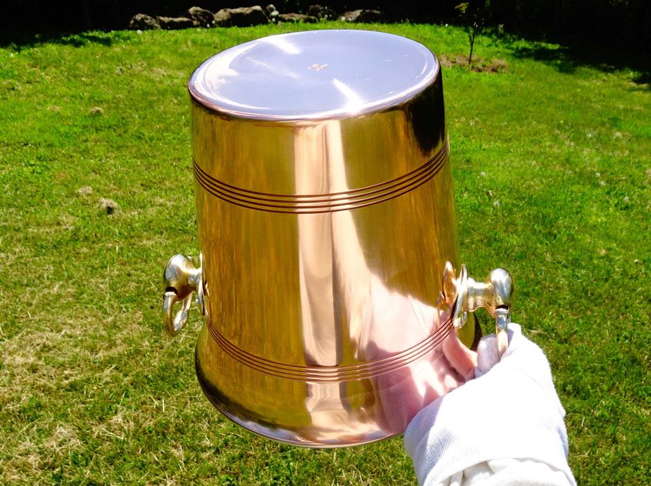 Френска медна шампаниера 1 кг.,8 литра.