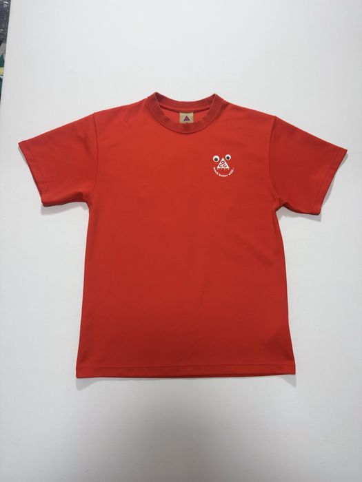 Tricou nike acg than idle orange & white print