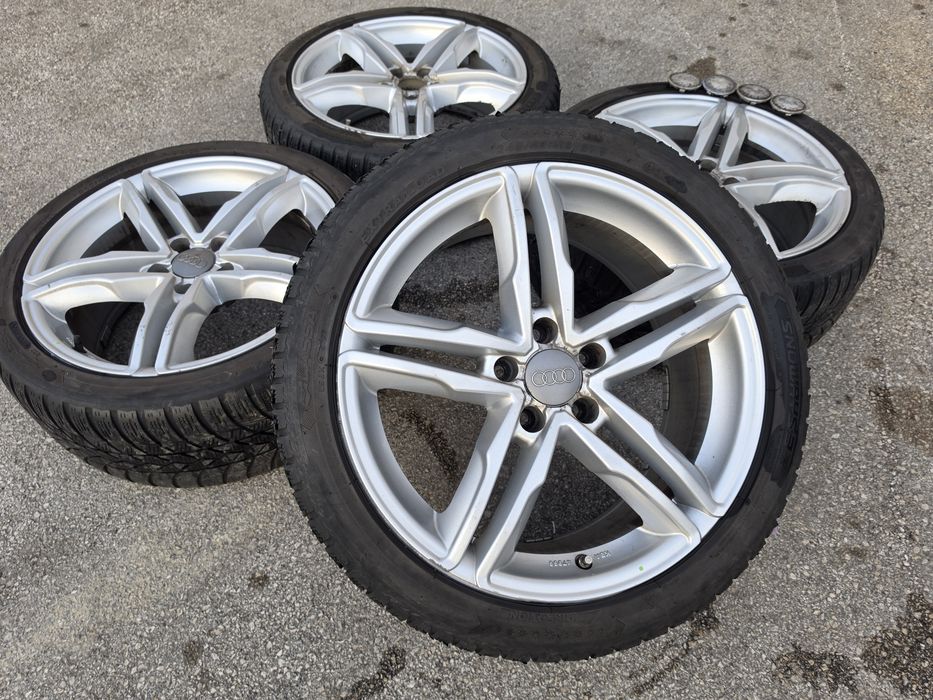 5х112/18 с гуми Ауди Мерцедес Шкода Фолксваген Сеат 5x112/18 Mercedes Audi VW Skoda