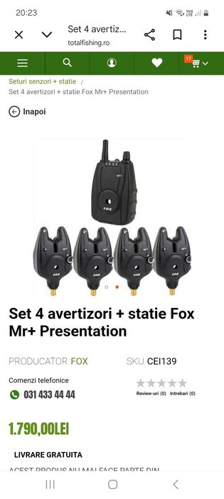 4+1 avertizori fox mr+, 4 swingere fox mk2 illuminated, 4 snag ears fox