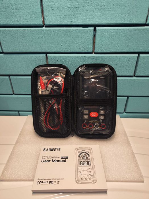 KAIWEETS KM601S мултиметър 10000 counts True RMS акумулаторен