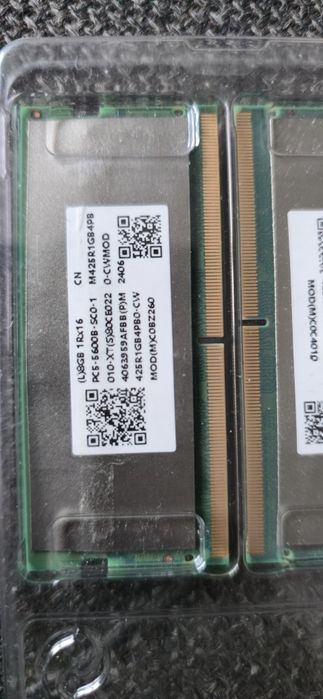 Memorie Ram Sodimm Samsung 16gb [ 2x8gb ] DDr5 5600