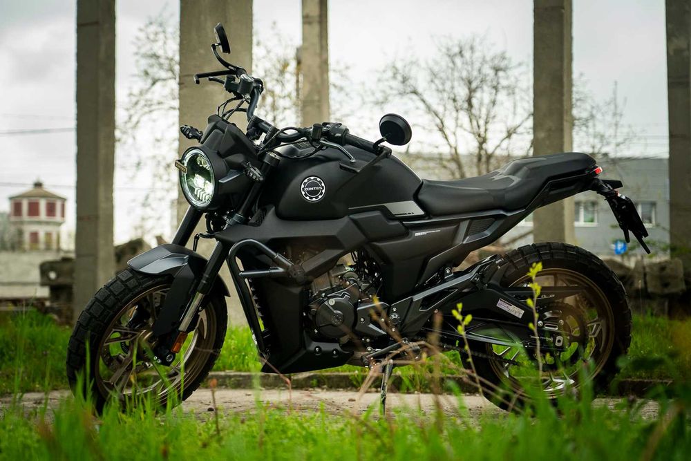 Motocicleta cu ABS Daytona Zontes G125 - scrambler, permis A1, Rate !