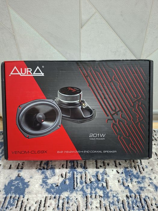 Продаётся Магнитола с колонками. Новый, оригинал от бренда AURA