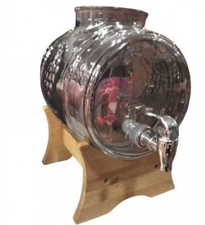 Буре дисопенсър за вино и ракия с кран тип канелка 5Л