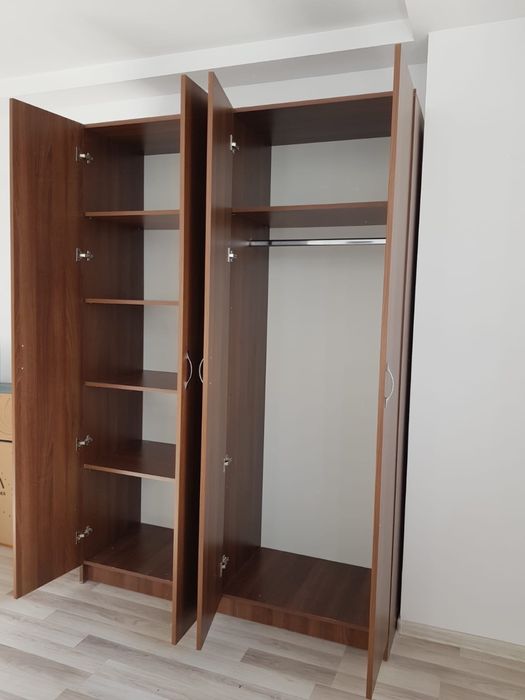 Șifonier cu Rafturi și Bară; Dulap Dormitor; Dressing