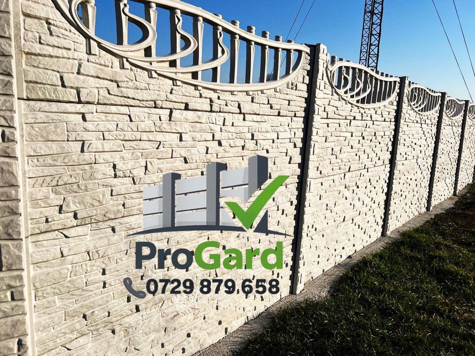 Gard din placi si garduri de beton