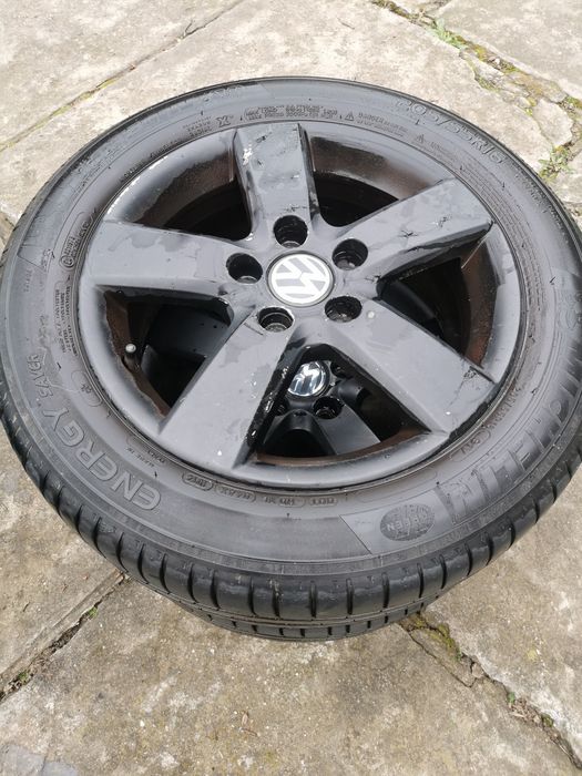 Set roti pe 16,  5x112, vw, audi, cauciucuri de vara 205/55/16