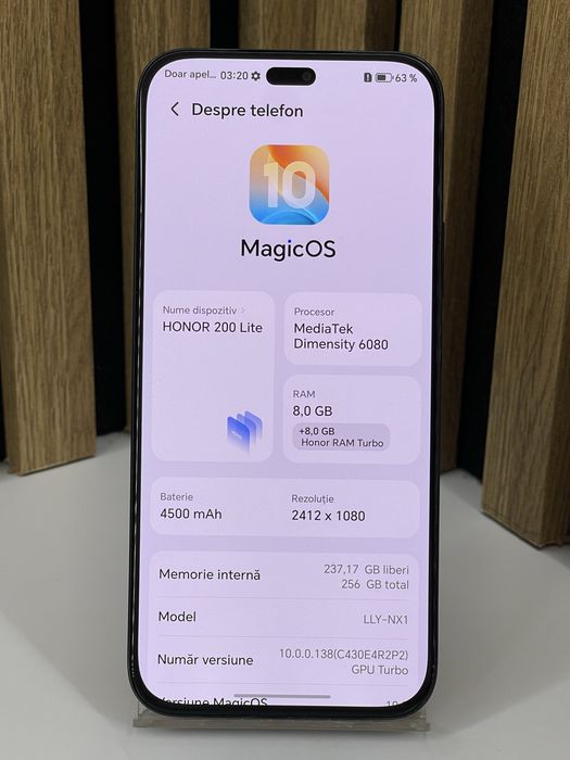 Honor 200 Lite 256Gb 8Gb ram Garantie / Factura #58789