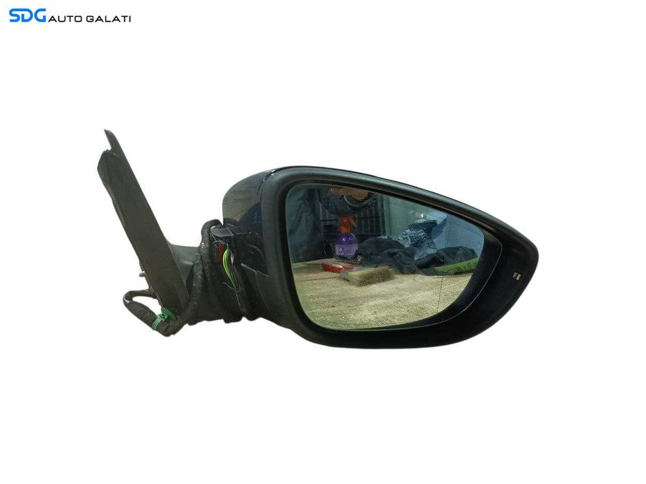 Oglinda Dreapta Electrica cu Lumini Ambientala Volkswagen Passat B7 2010 - 2015 Cod 3C0857934A [LR2096]