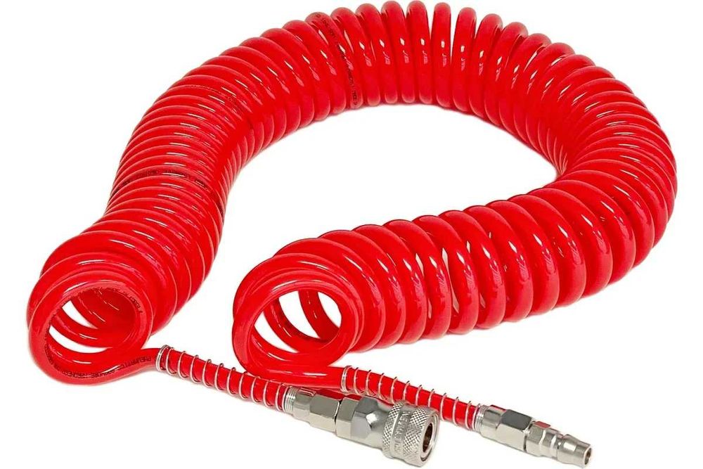 Шланг спиральный пневматический WAALPC 12×8мм, длина 15м