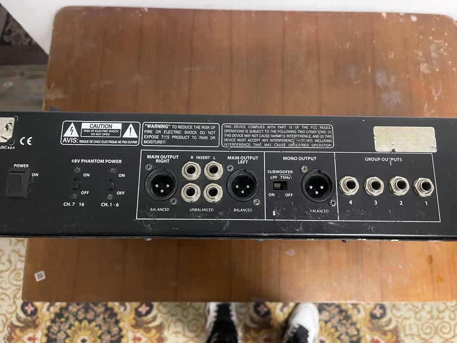 Mixer profesional LEM Swing 20 FX (Generalmusic) – 20 canale + DSP