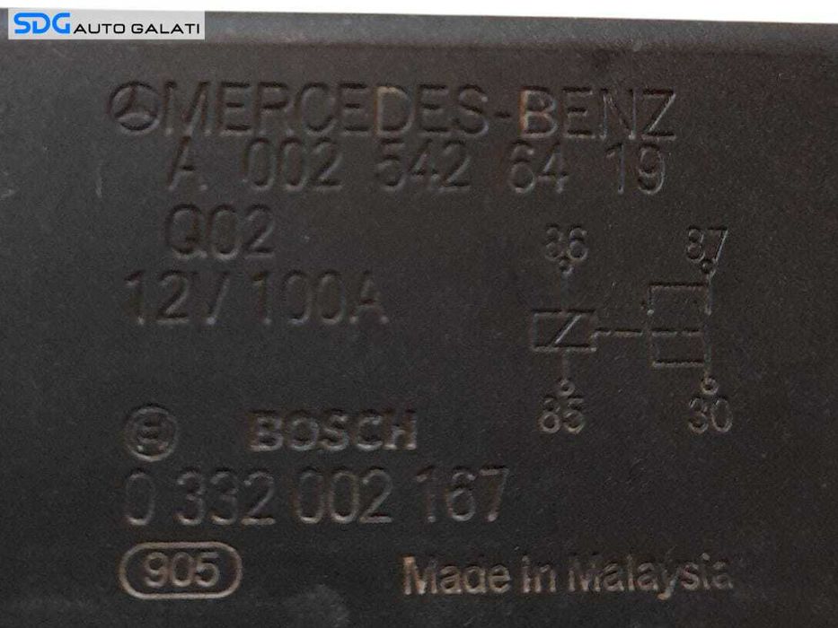 Releu Borna Baterie Mercedes CLS C219 2004 - 2010 Cod A0025426419 0332002167 [N1294]