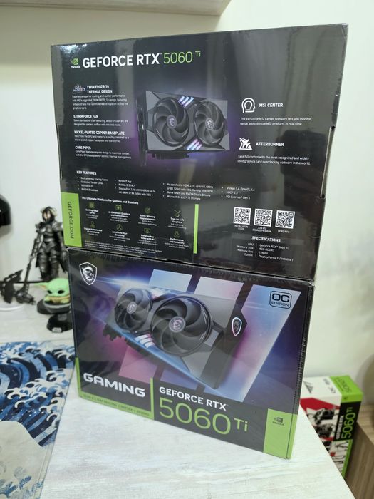 видеокарты RTX 5060ti 8GB, новые RTX 5060 Ti
