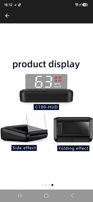 Head up display auto obd