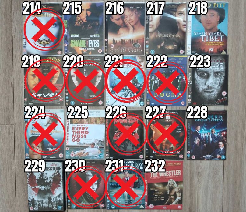 Екшън Филми DVD's Оригинални Дискове на Английски Език 5 лв/бр Movie