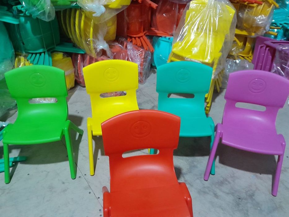 Bogʻcha uchun plastmassa stol stullar qulay sifatli detiski stol stull