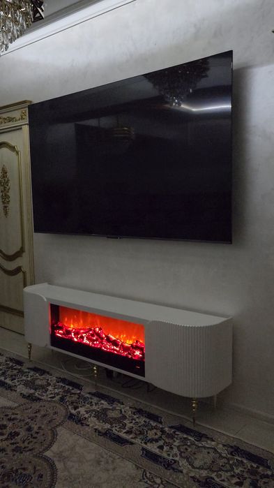 Pod TV. Камин подставка