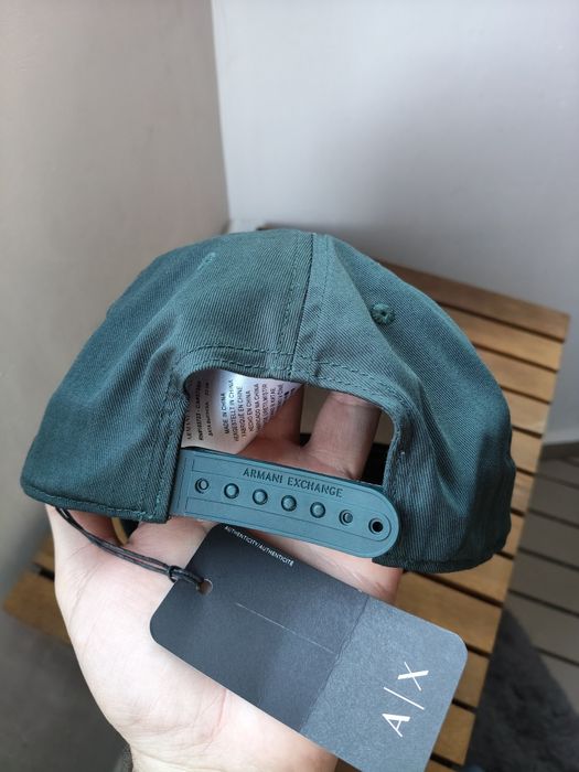 Armani Exchange șapcă unisex verde închis mărime OS noua originala