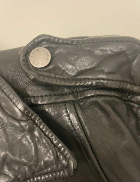 Geaca din piele Tigha marimea L .masuri mici .