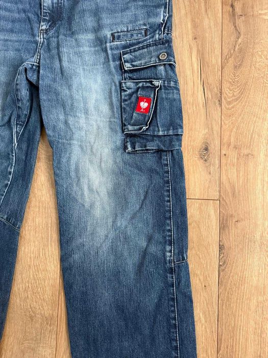 Engelbert Strauss 106 52 L barbati Denim Workwear pantaloni Flexbelt