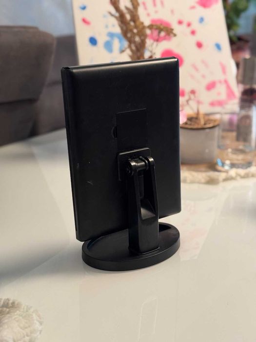 Козметично огледало с LED осветление, Черно - Bestope