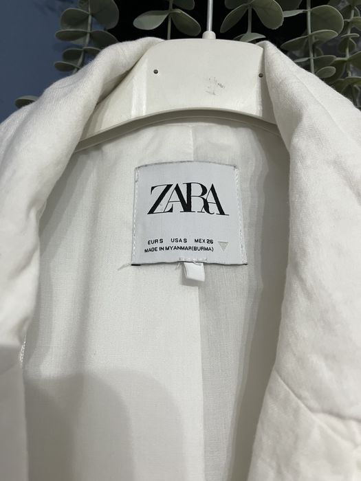 Sacou alb zara S