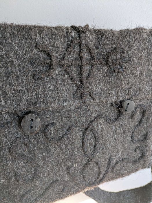 Traistă tradițională de lână - Cusută manual