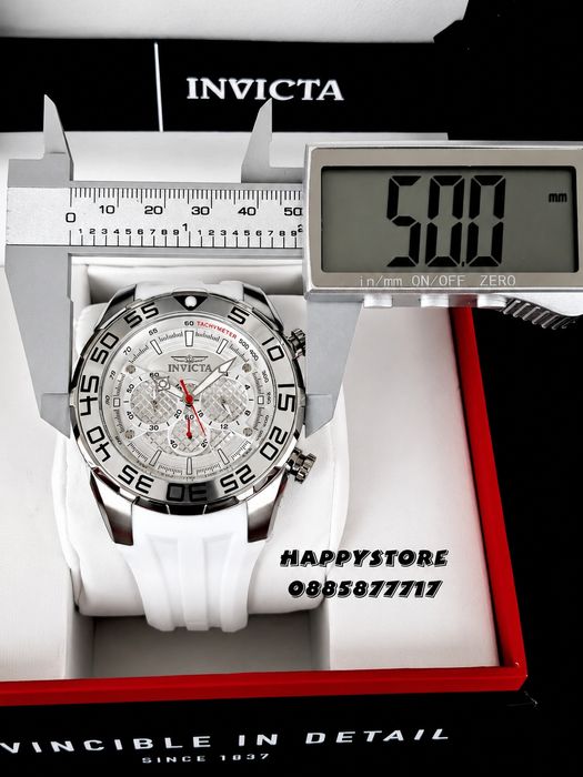 INVICTA Pogo White/Silver 50 mm, Инвикта нов мъжки часовник
