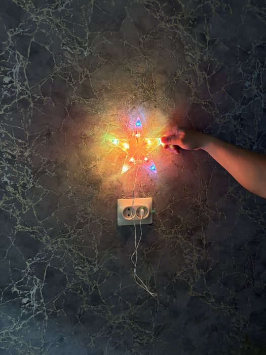 Елочная звезда игрушка