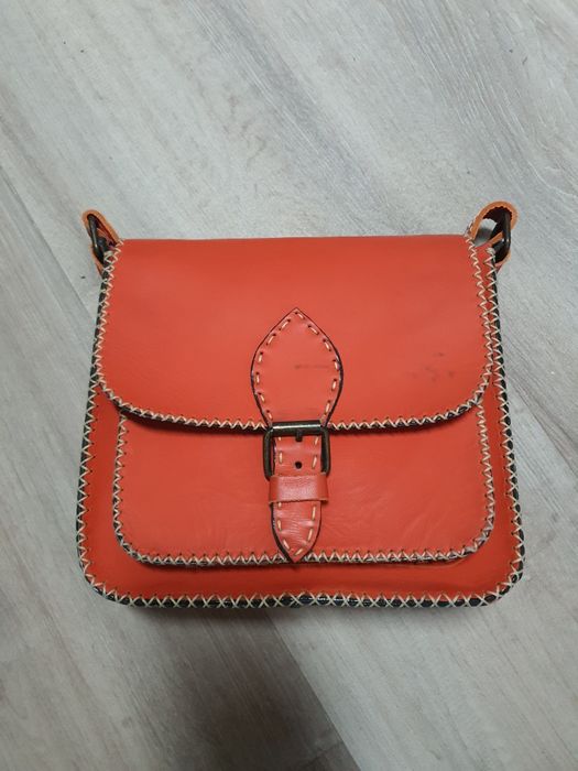 Geanta piele  tip postas