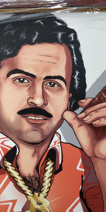 ''Пабло Ескобар'' Продавам картина