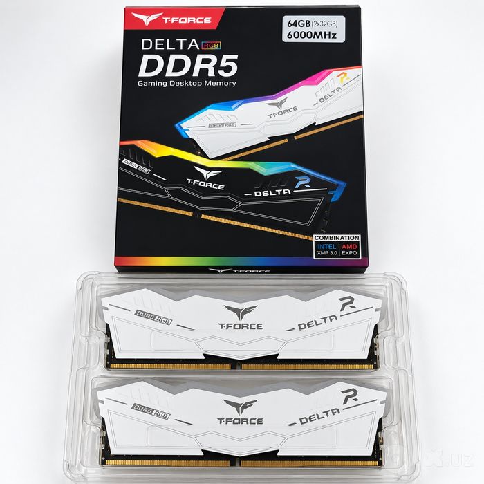 64gb ddr5 6000Mhz T-Force Delta RGB 2x32gb CL38.