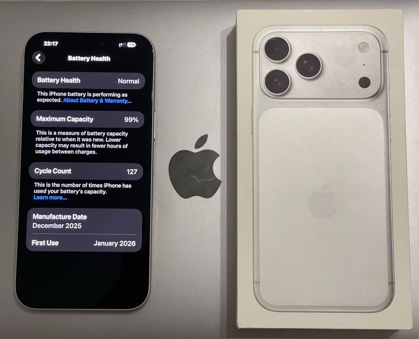 Iphone 17 pro max 256 silver