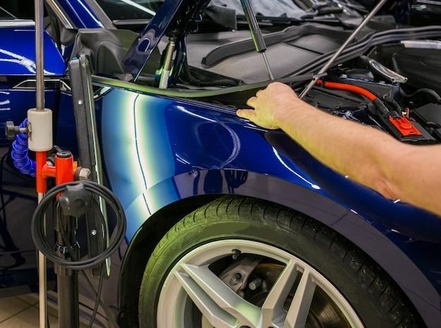 Удаление вмятин без покраски