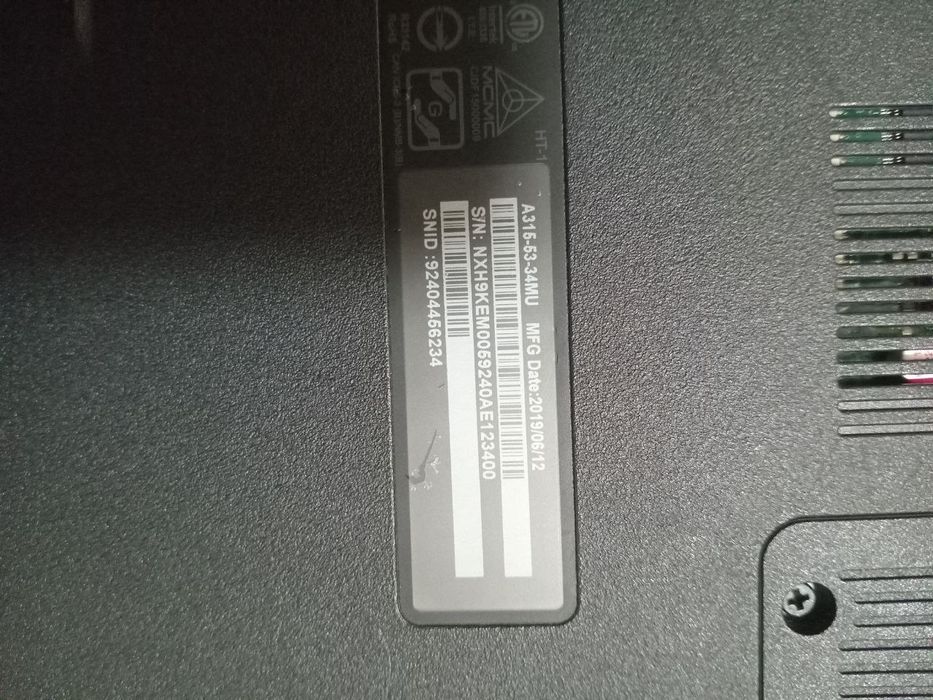 Acer Aspire 3 A315-53 series
