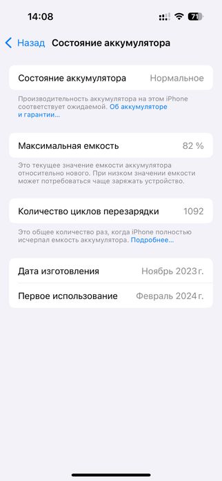 Iphone 15pro 256gb идеал, в одних руках